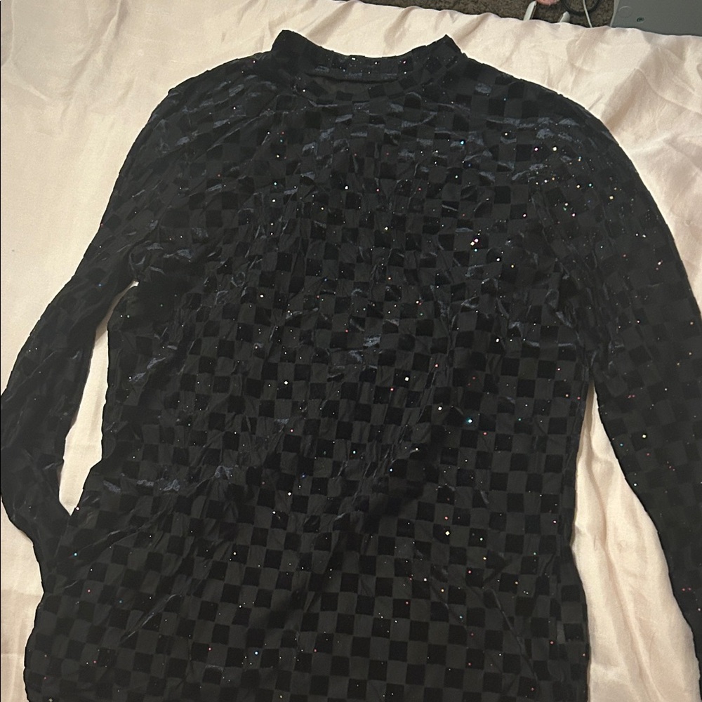 Elegant Black Long Sleeve Top